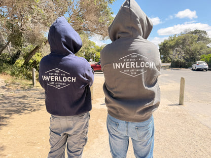 Inverloch Surf Club Adult UNISEX Hoodie – Classic Navy Blue with White Logo PRE-ORDER ONLINE!