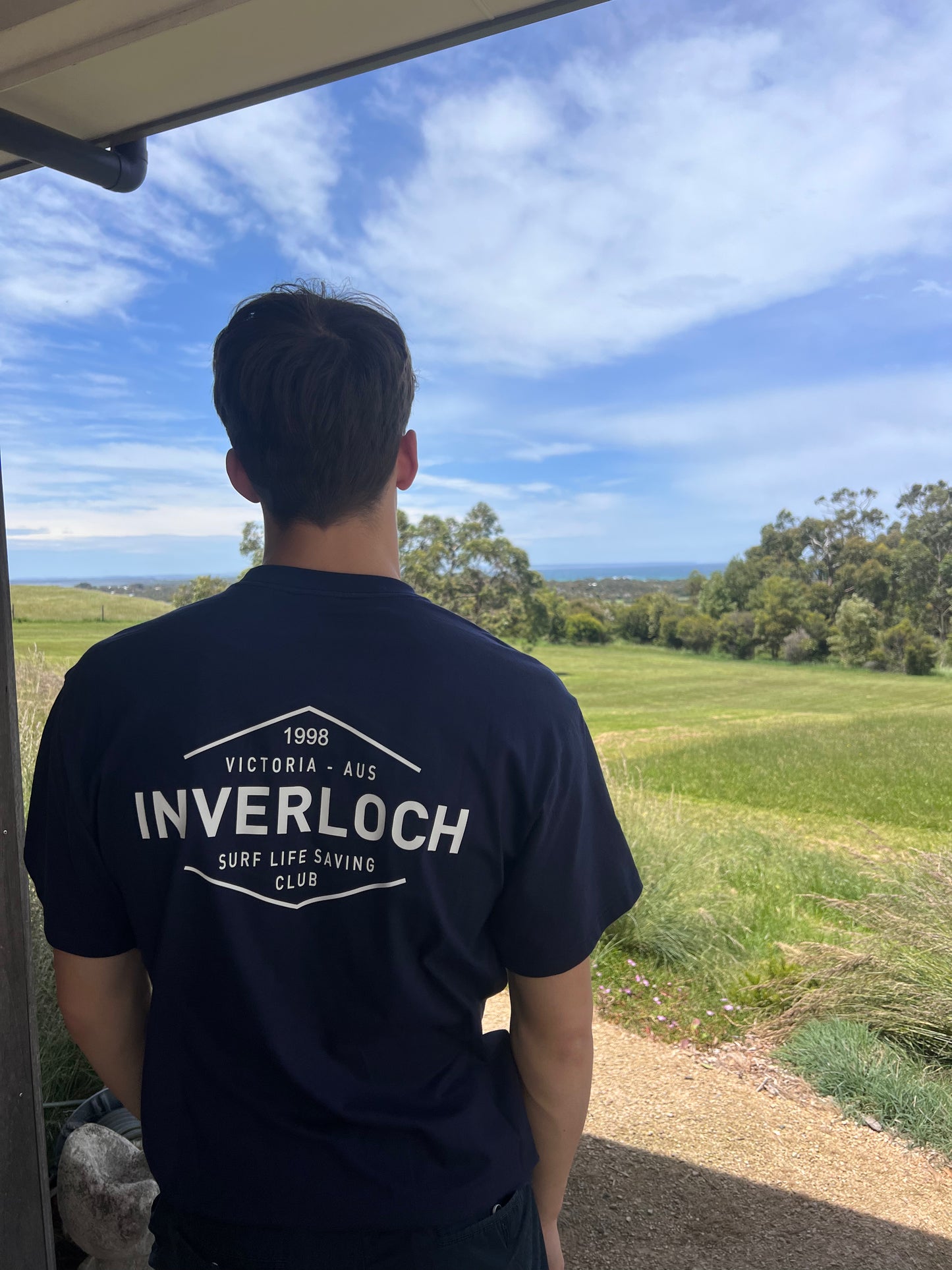 Inverloch Surf Club Adult UNISEX T-Shirt – Classic Navy Blue with White Logo PRE-ORDER ONLINE!