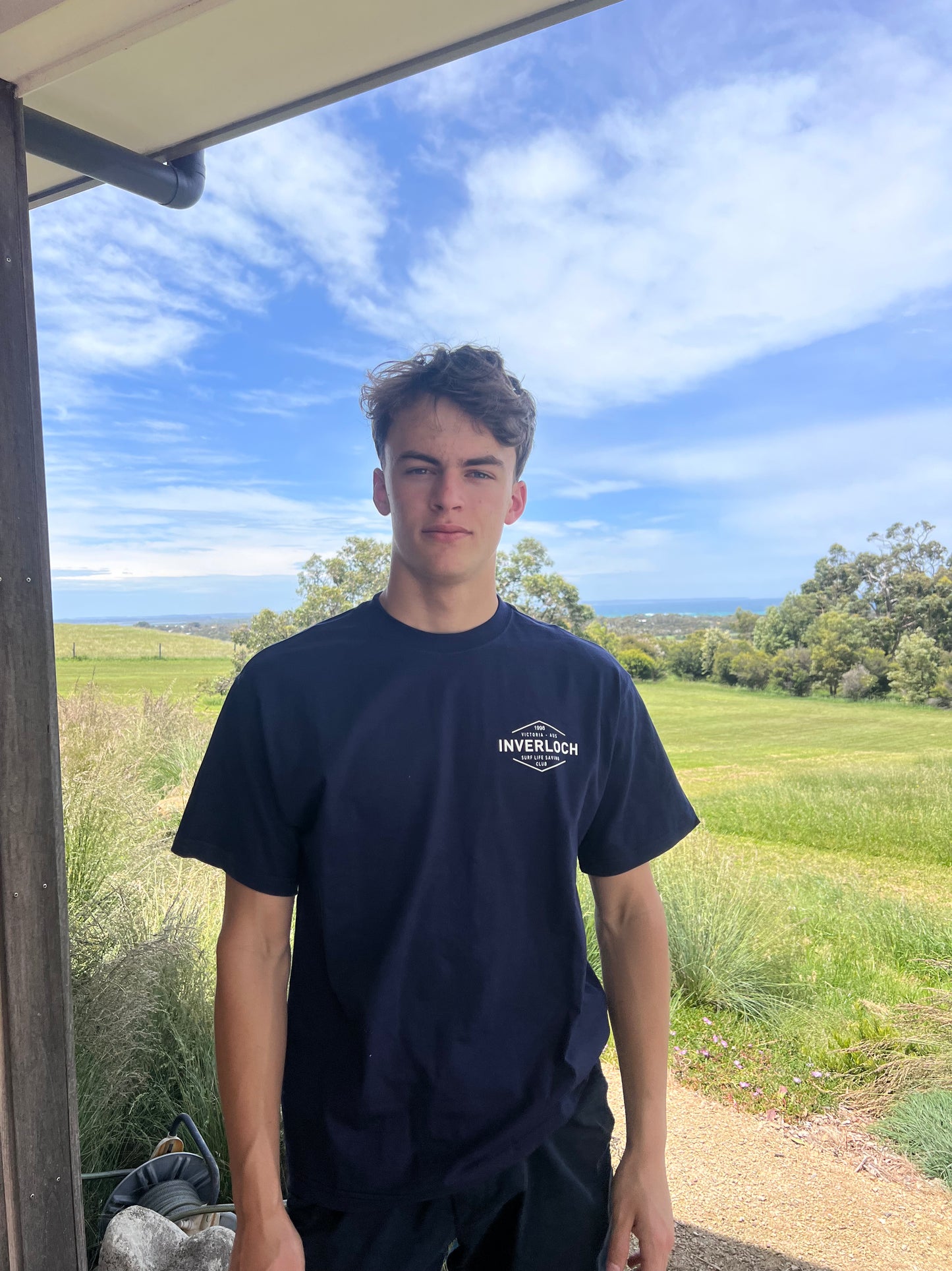 Inverloch Surf Club Adult UNISEX T-Shirt – Classic Navy Blue with White Logo PRE-ORDER ONLINE!