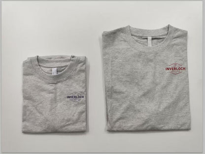 Inverloch Surf Club Kids/Teens Unisex T-Shirt – Sport Grey with Navy Logo - PRE-ORDER ONLINE!