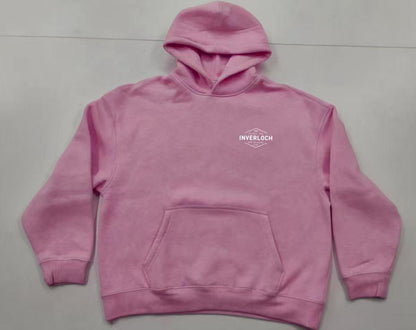 Inverloch Surf Club Adult Hoodie – Baby Pink with White Logo PRE-ORDER ONLINE!