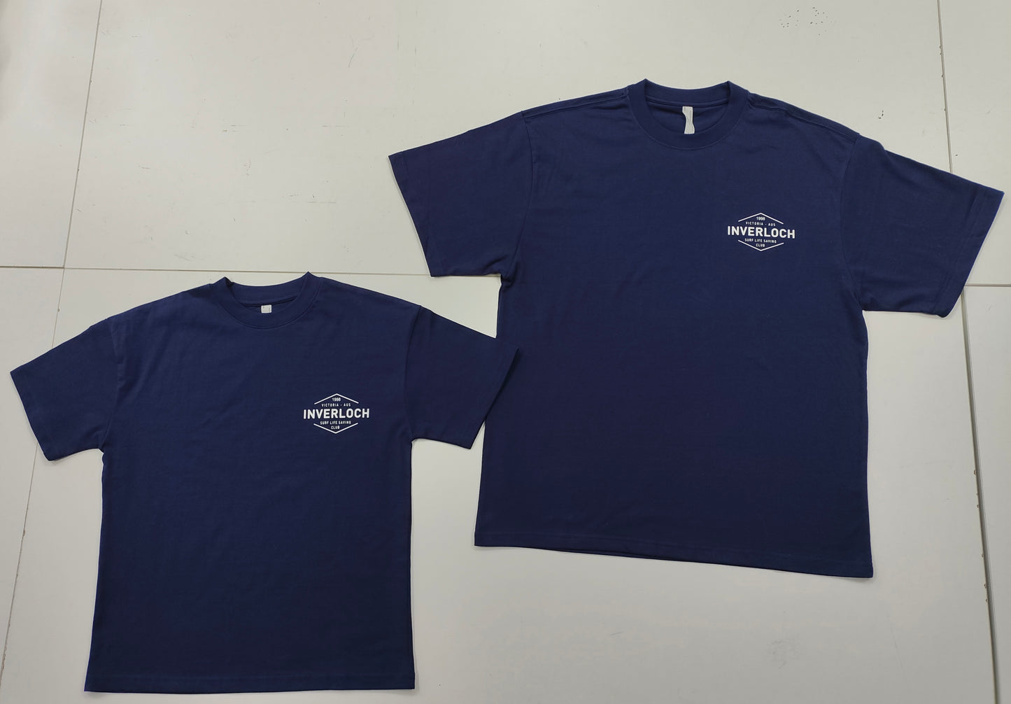 Inverloch Surf Club Adult UNISEX T-Shirt – Classic Navy Blue with White Logo PRE-ORDER ONLINE!